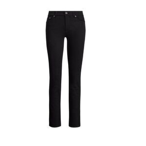 Lauren Jeans Co. Ralph Lauren size 4 black brushed denim.